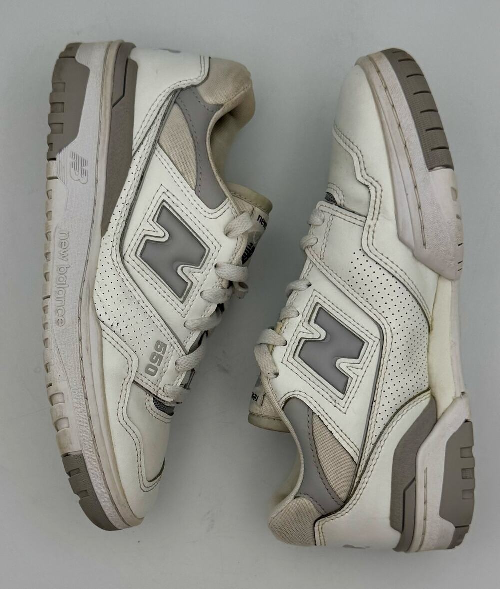 New Balance 550 M 7 / 8.5 W White Gray BBW550BB # 275